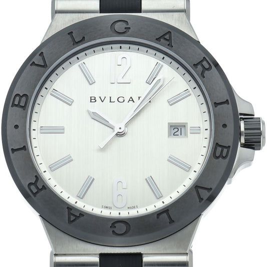Bvlgari Bulgari Diagono Ceramic Auto Depth 42 mm Box SS Rubber