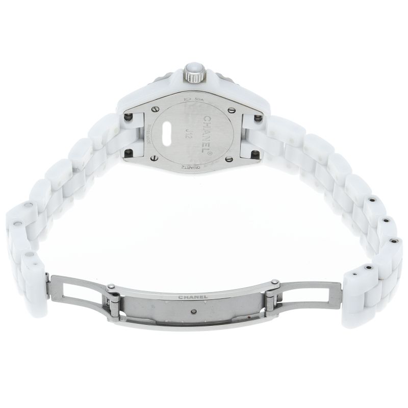 Chanel Watch 29 mm Diamond Bezel Shell 1 Piece Ceramic White — view 5