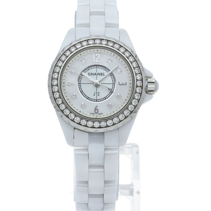 Chanel Watch 29 mm Diamond Bezel Shell 1 Piece Ceramic White — view 2