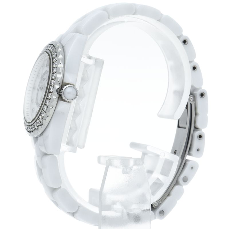 Chanel Watch 29 mm Diamond Bezel Shell 1 Piece Ceramic White — view 3