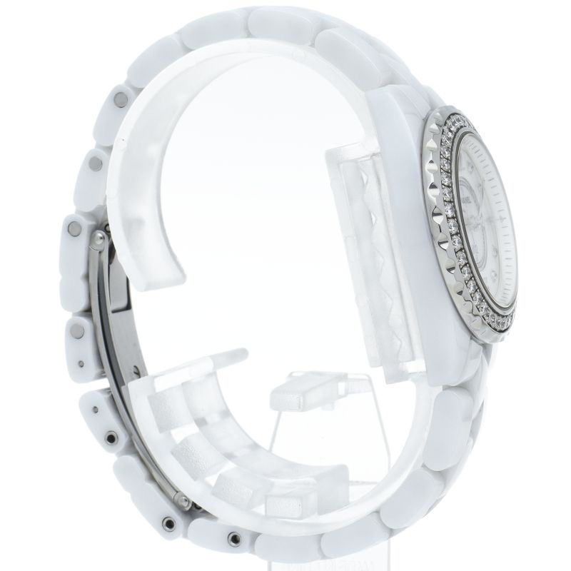 Chanel Watch 29 mm Diamond Bezel Shell 1 Piece Ceramic White — view 4