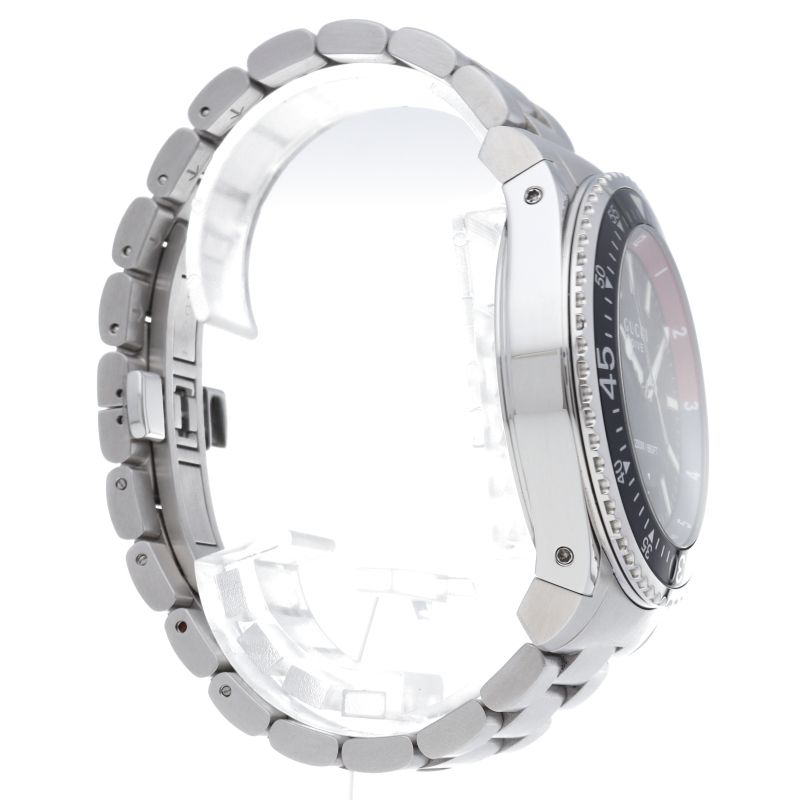 Gucci Dive Watch 136.2 Box SS Black Polished — view 4