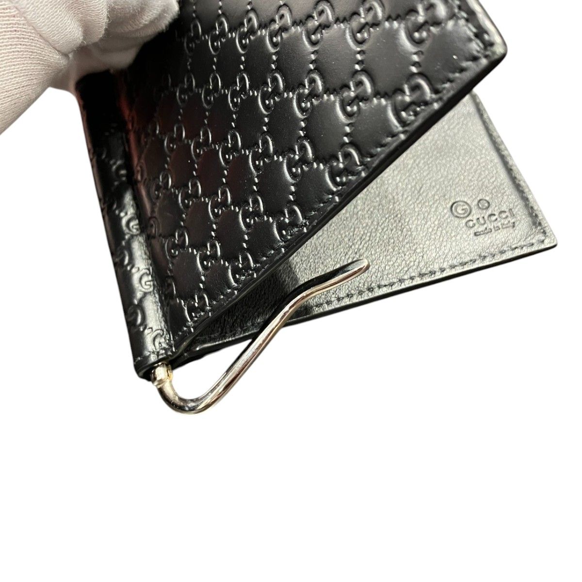 Gucci GG Embossed Guccissima Bifold Wallet Leather — view 5