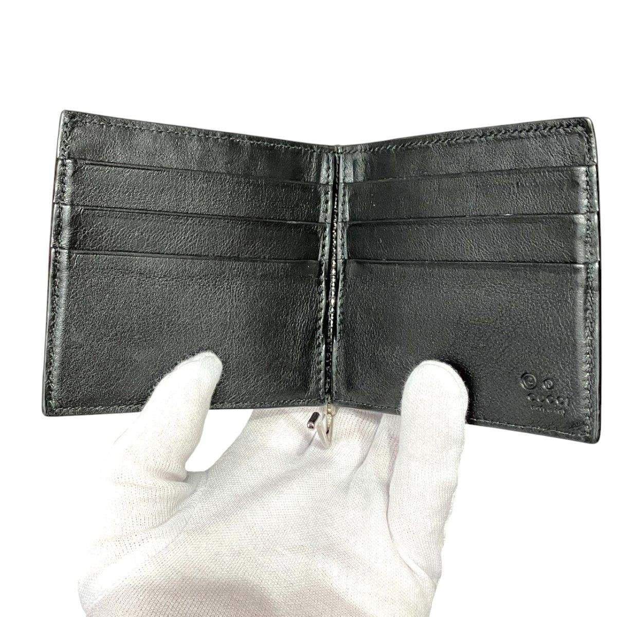 Gucci GG Embossed Guccissima Bifold Wallet Leather — view 3