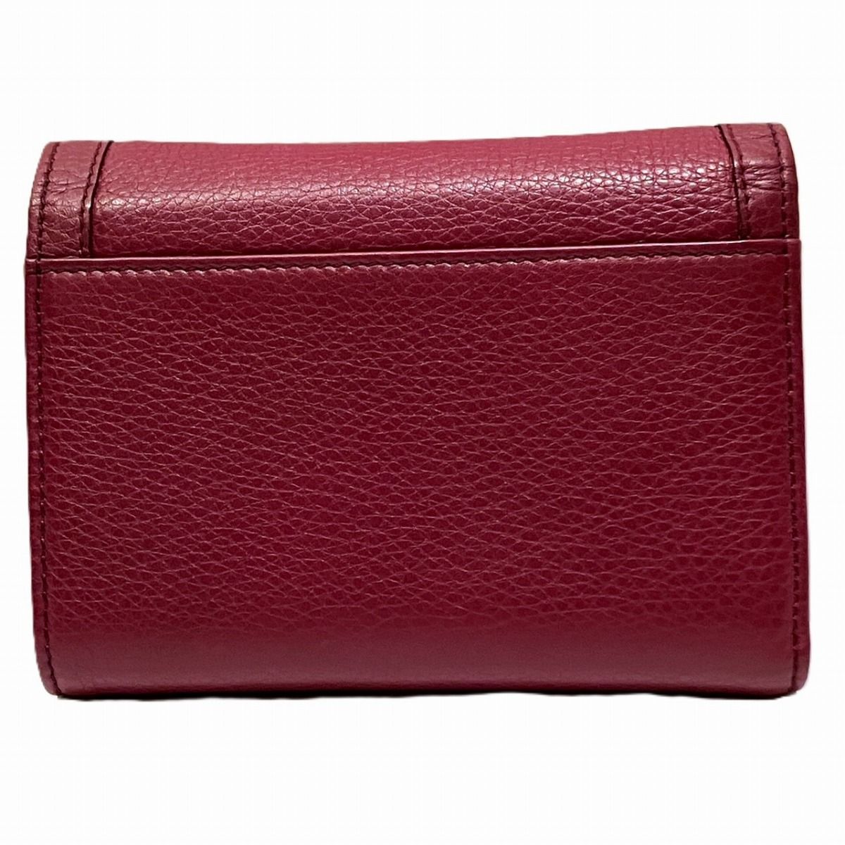 Gucci Bamboo Trifold Wallet Leather — view 2