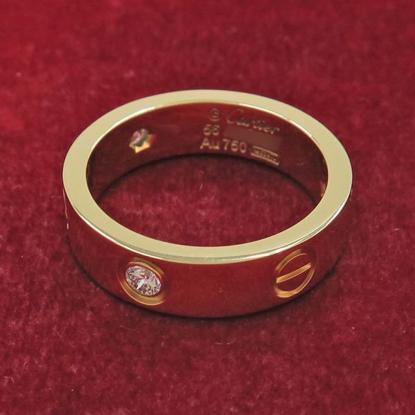 Cartier Love Ring Half Diamond — view 2