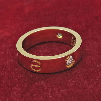 Cartier Love Ring Half Diamond — view 3