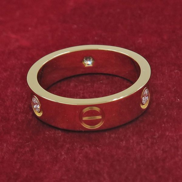 Cartier Love Ring Half Diamond — view 4