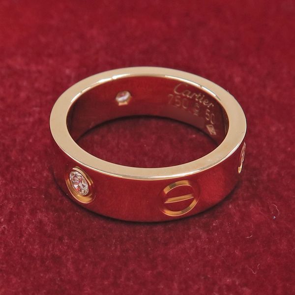 Cartier Love Ring Half Diamond — view 2