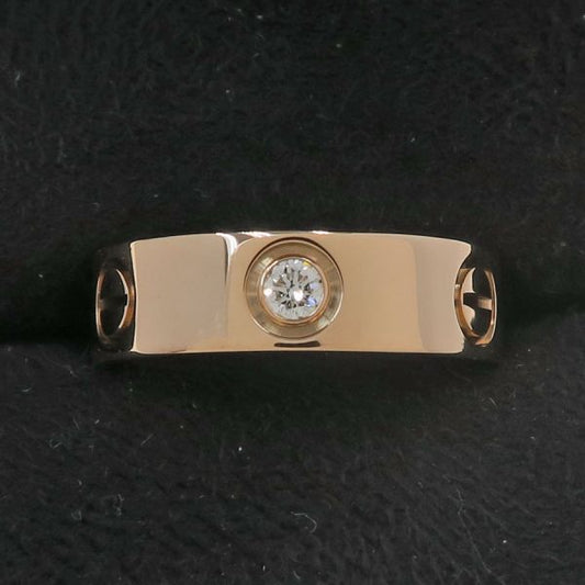 Cartier Love Ring Half Diamond