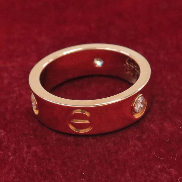 Cartier Love Ring Half Diamond — view 3