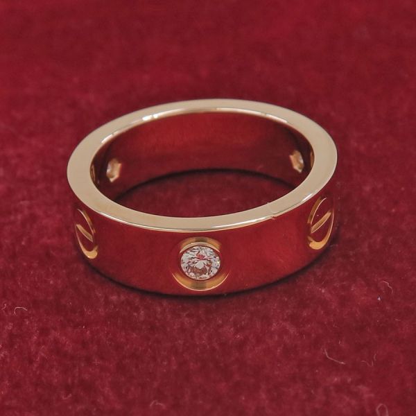 Cartier Love Ring Half Diamond — view 4