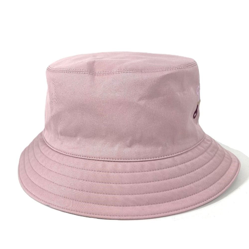 Hermes Hat Red Molle Cotton Gimove Pink — view 5