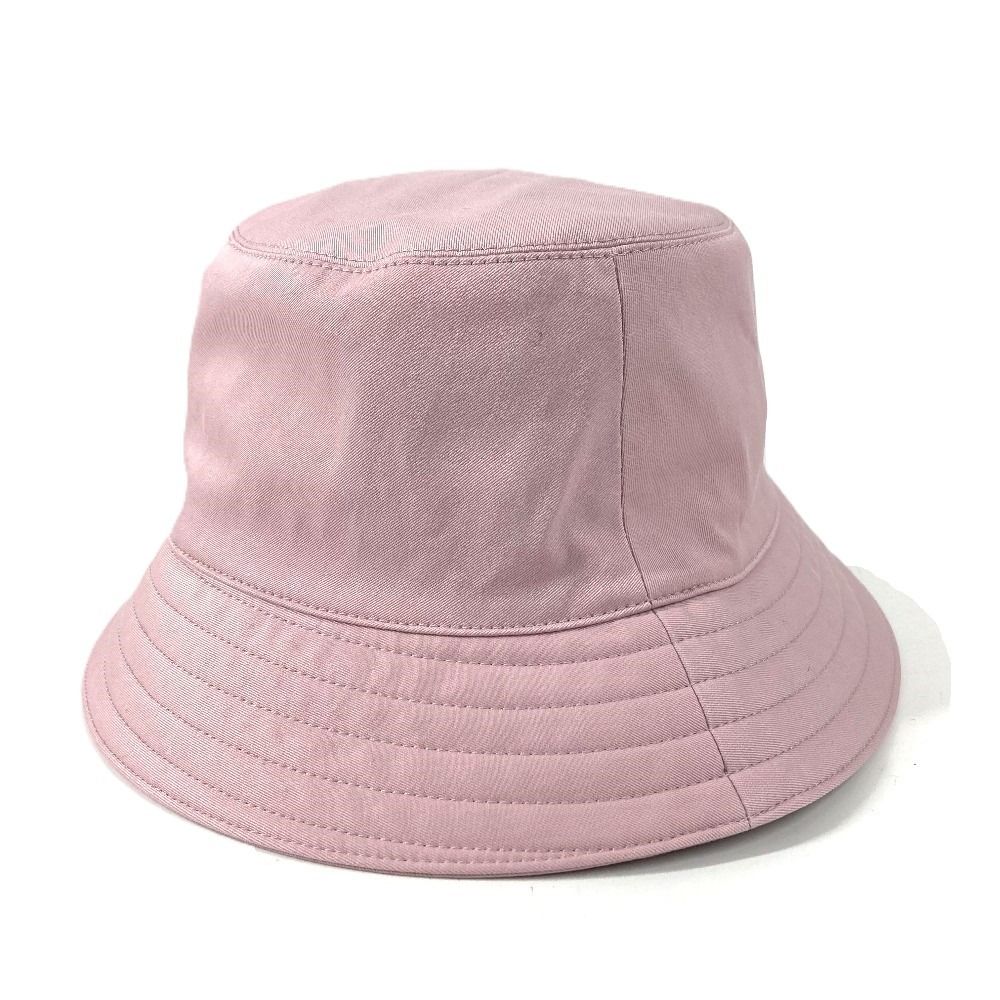 Hermes Hat Red Molle Cotton Gimove Pink — view 2