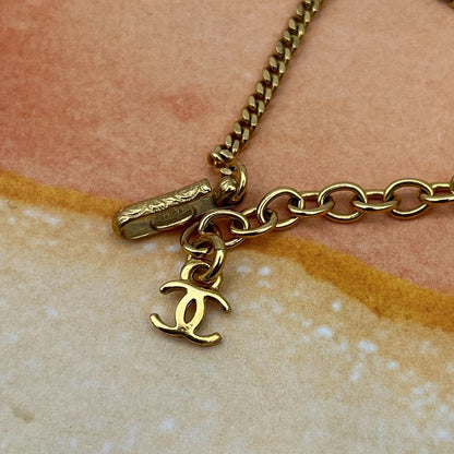 Chanel Necklace CC Logo Icon Ball Box Gold — view 9