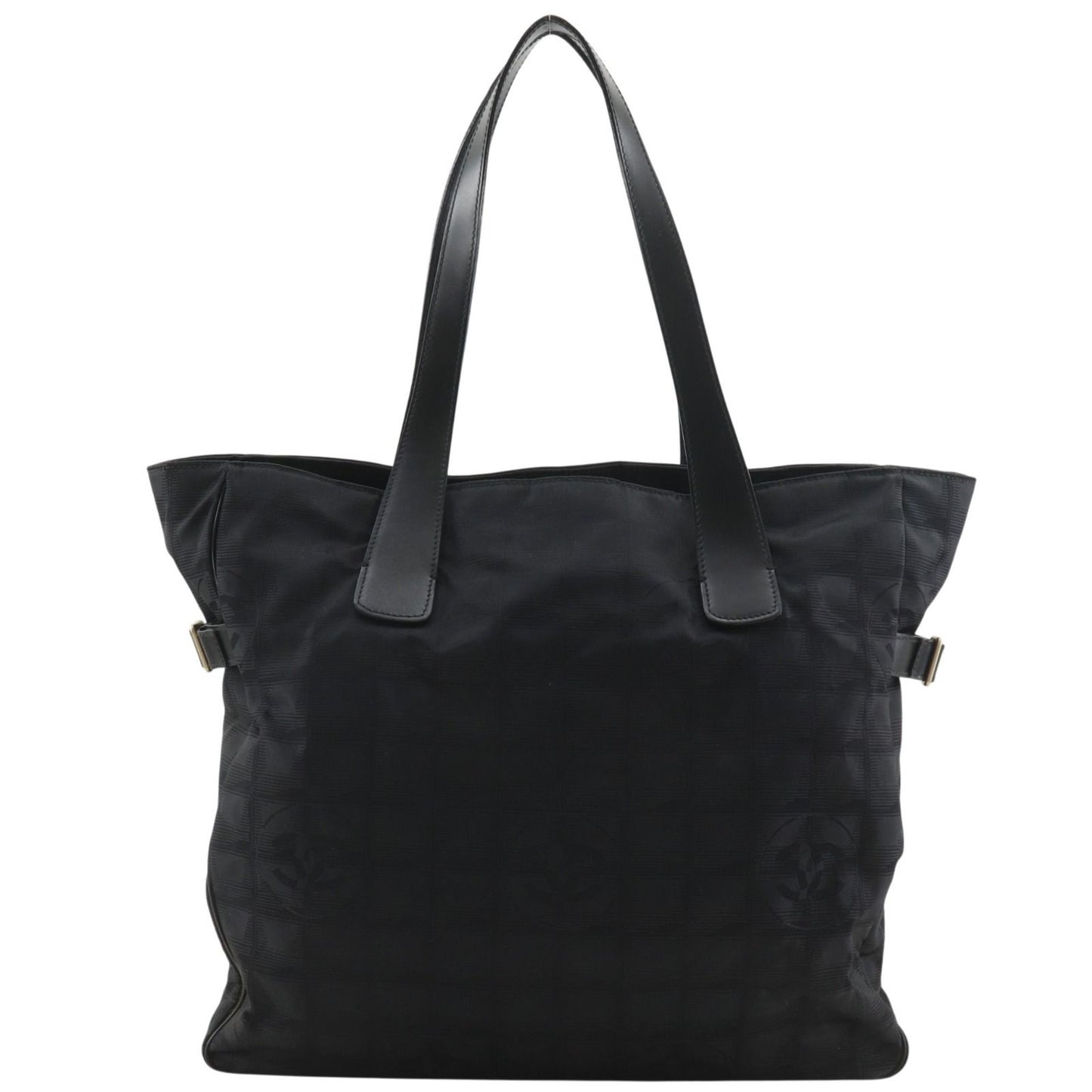 Chanel New Travel Line Tote GM Nylon Canvas Black