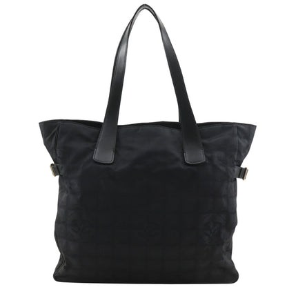Chanel New Travel Line Tote GM Nylon Canvas Black