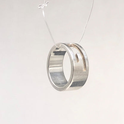 Gucci Silver Ring GG Necklace — view 5