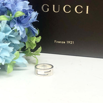 Gucci Silver Ring GG Necklace — view 3