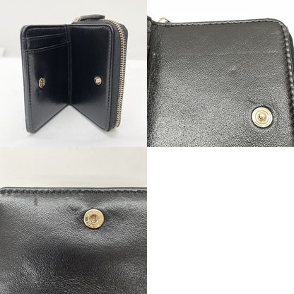 Chanel Zip Coin Purse CC Logo Lambskin Gold Black — view 7