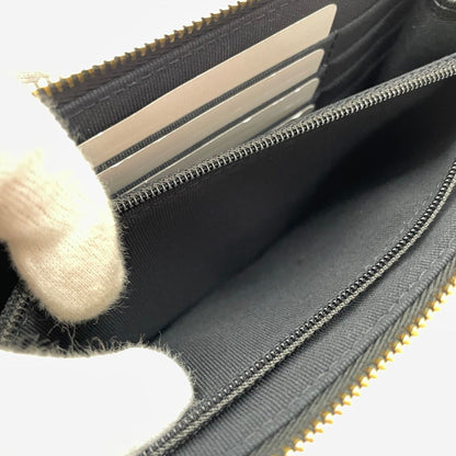 Chanel Clutch Caviar Leather Quilted Chain Wallet Black — view 7