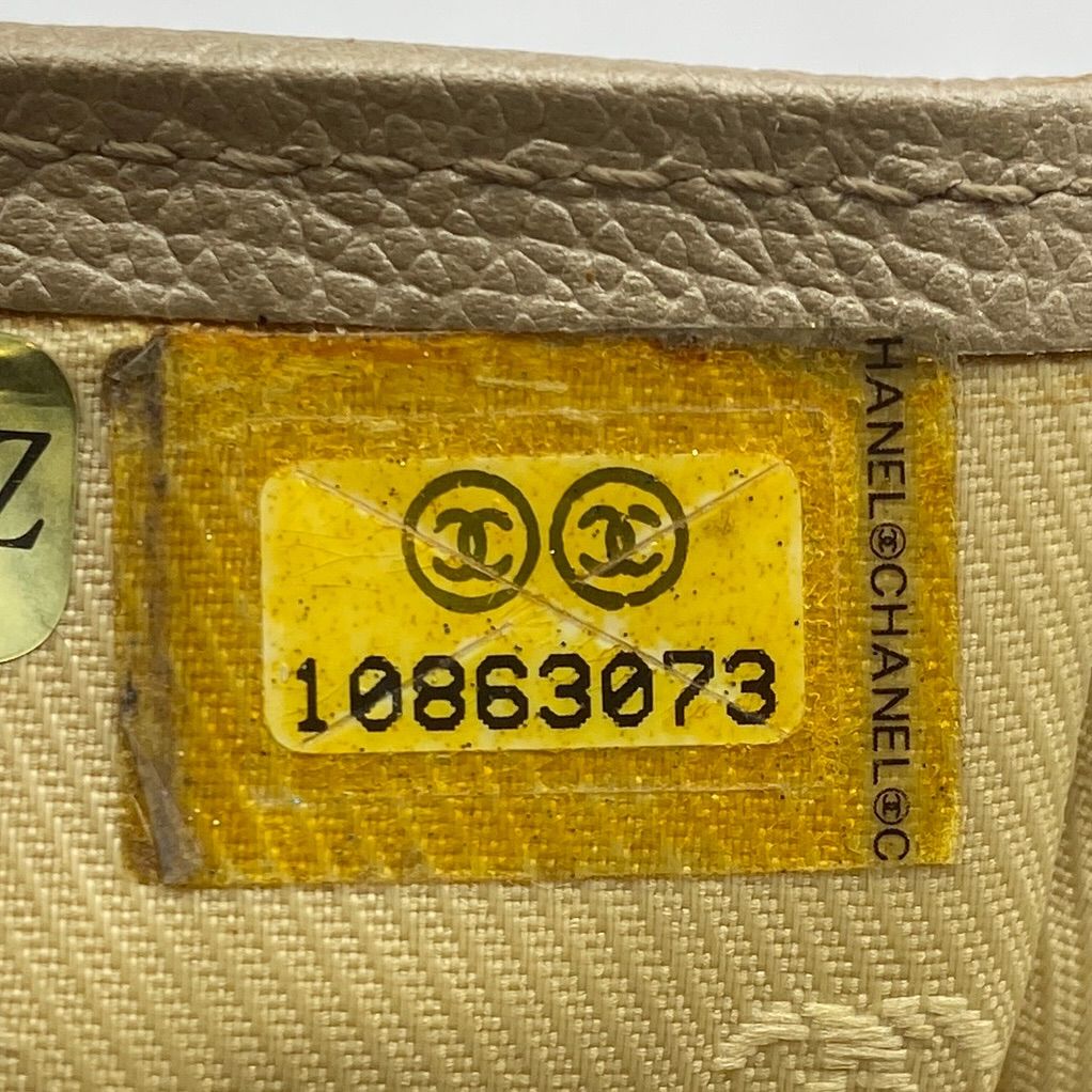 Chanel Hook Fold Wallet Coco Button Leather — view 9