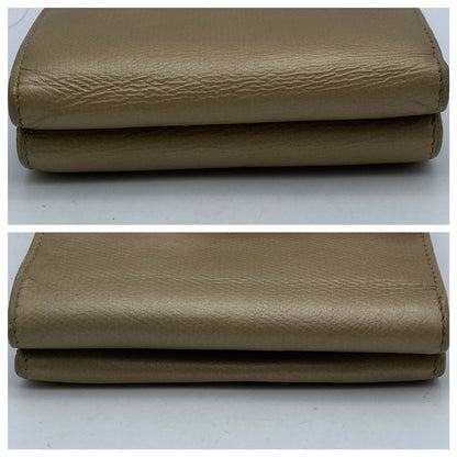 Chanel Hook Fold Wallet Coco Button Leather — view 3