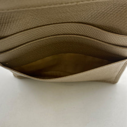 Chanel Hook Fold Wallet Coco Button Leather — view 6