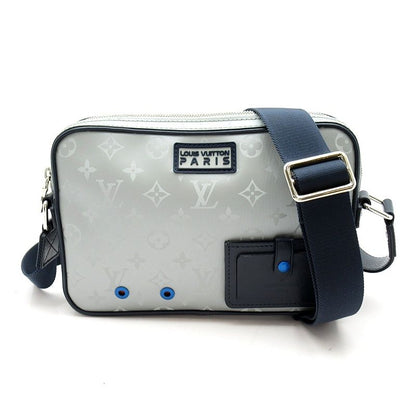 Louis Vuitton Alpha Monogram Satellite Messenger Bag Gray