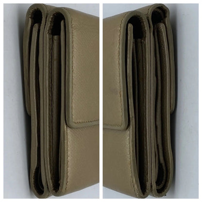 Chanel Hook Fold Wallet Coco Button Leather — view 4