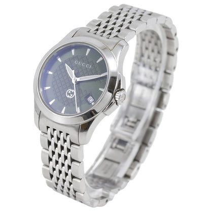 Gucci 126.5 Stainless Steel Quartz Analog Display Green Dial Watch — view 2