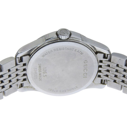 Gucci 126.5 Stainless Steel Quartz Analog Display Green Dial Watch — view 6