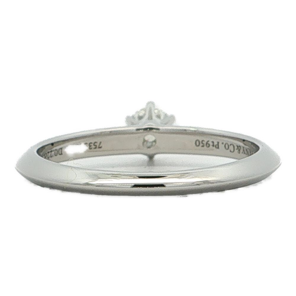 Tiffany & Co Setting Diamond Ring 51 Platinum — view 2