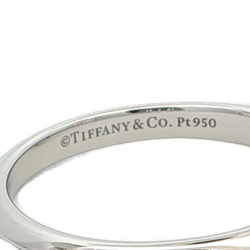 Tiffany & Co Setting Diamond Ring 51 Platinum — view 4