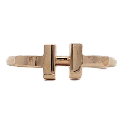 Tiffany & Co T Wire Ring 18k Pink Gold
