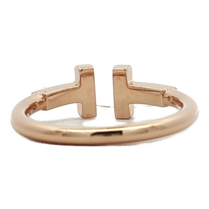 Tiffany & Co T Wire Ring 18k Pink Gold — view 2