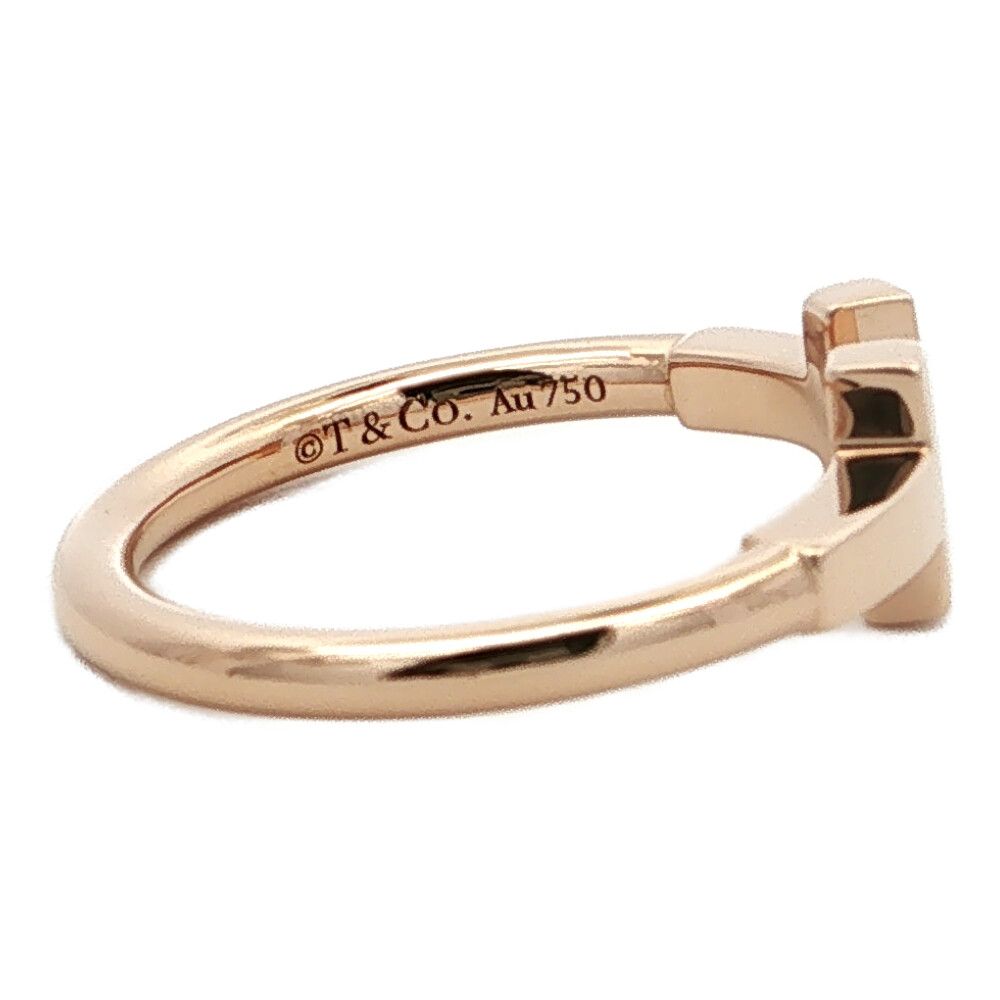 Tiffany & Co T Wire Ring 18k Pink Gold — view 5