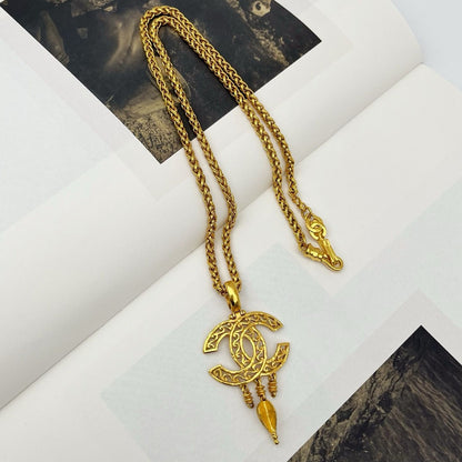 Chanel CC Logo Necklace — view 2
