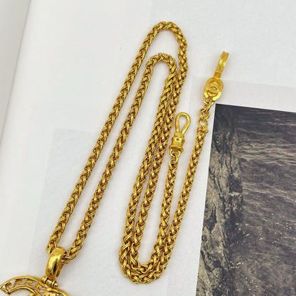 Chanel CC Logo Necklace — view 5