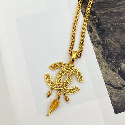Chanel CC Logo Necklace — view 3