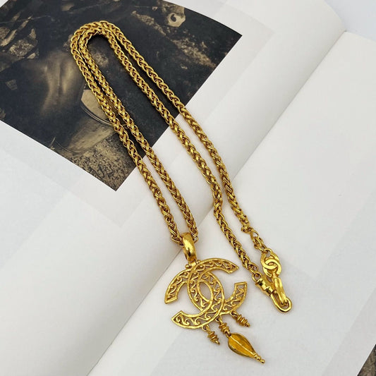 Chanel CC Logo Necklace