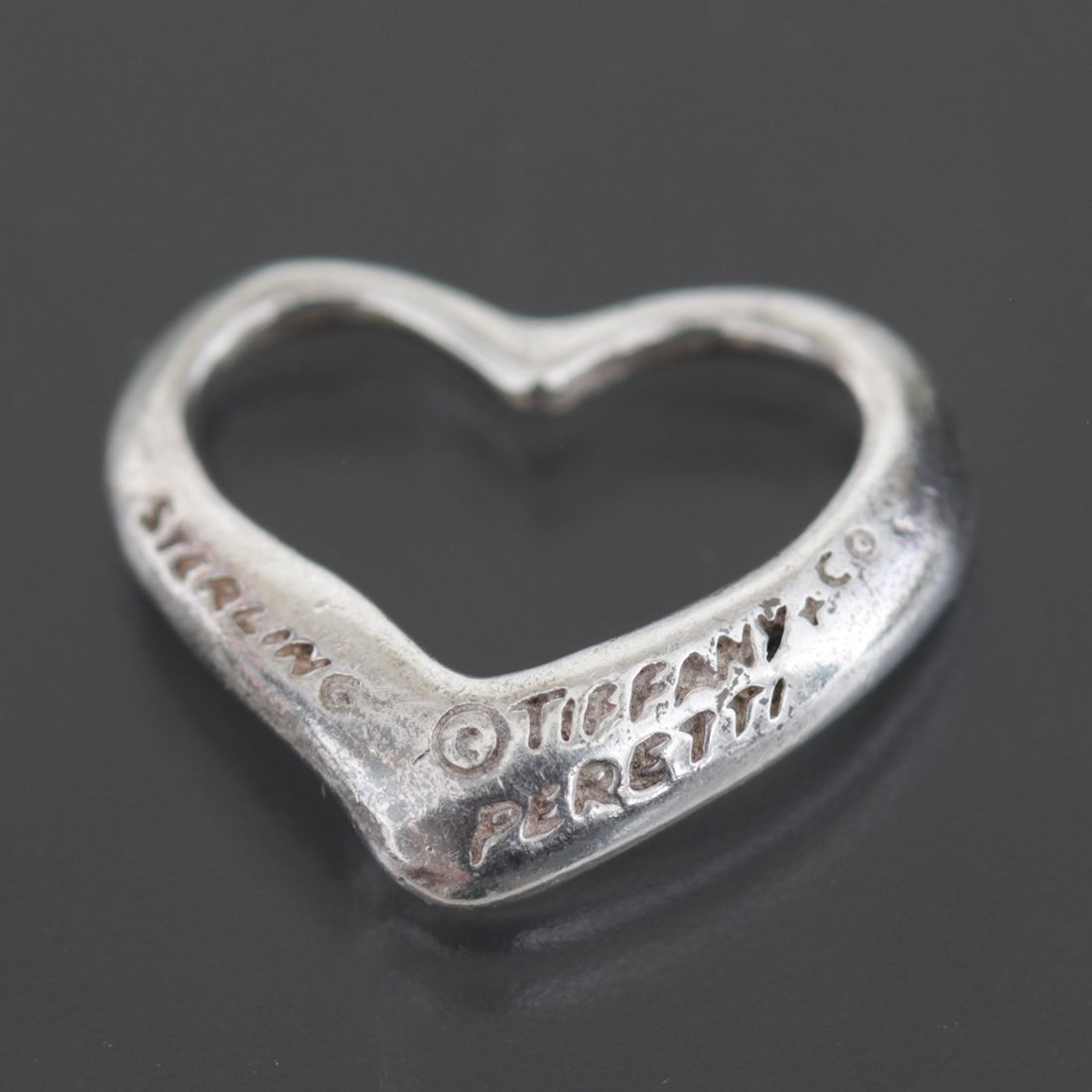 Tiffany & Co Open Heart Pendant Top Set — view 3