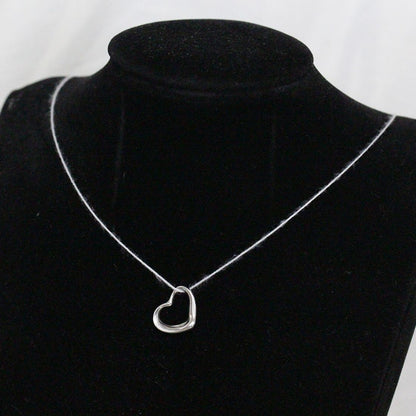 Tiffany & Co Open Heart Pendant Top Set — view 5