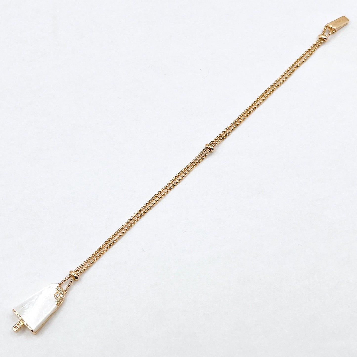 Bvlgari Shell Diamond Pink Gold Bracelet 16.5 cm — view 9
