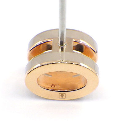 Hermes Earrings Pop Mini Brown Glace Lacca — view 5