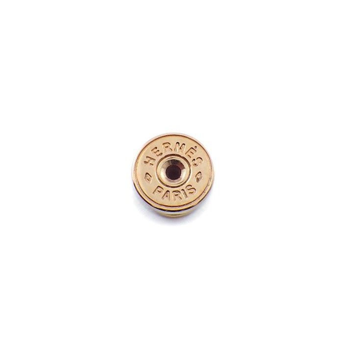 Hermes Earrings Pop Mini Brown Glace Lacca — view 4