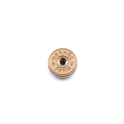 Hermes Earrings Pop Mini Brown Glace Lacca — view 4