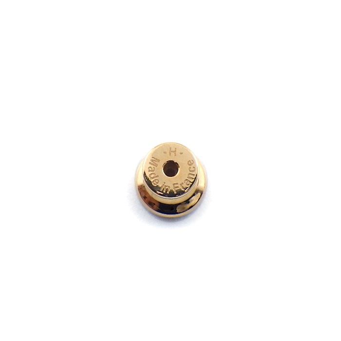 Hermes Earrings Pop Mini Brown Glace Lacca — view 3