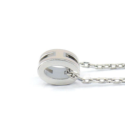 Hermes Necklace Pop Mini Brown Glace Lacquer Metal — view 2