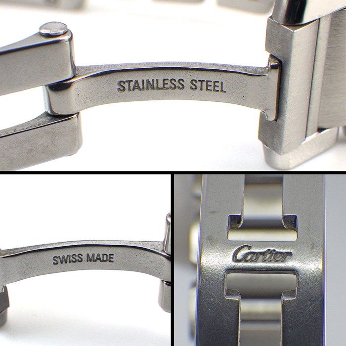 Cartier Watch Tank Francaise SM Square Ivory Dial SS Quartz Analog — view 5